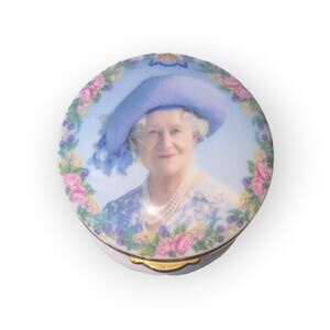 The Queen Mother's 100th Birthday Celebration Porcelain Trinket Dish